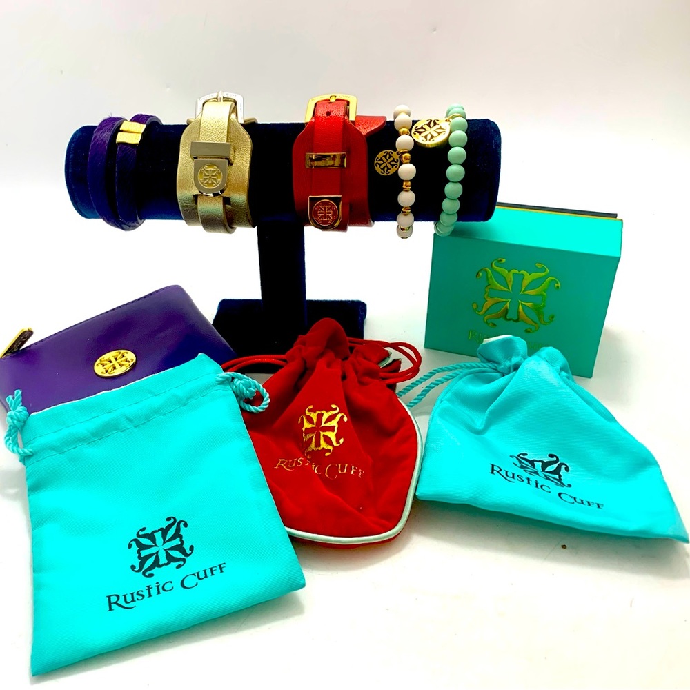 Rustic Cuff Bracelet Bundle Set With Cases Jewler… - image 1